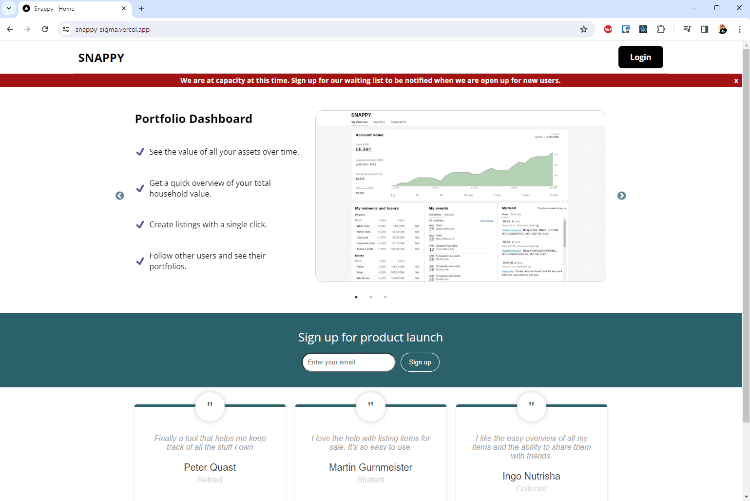 Snappy Website