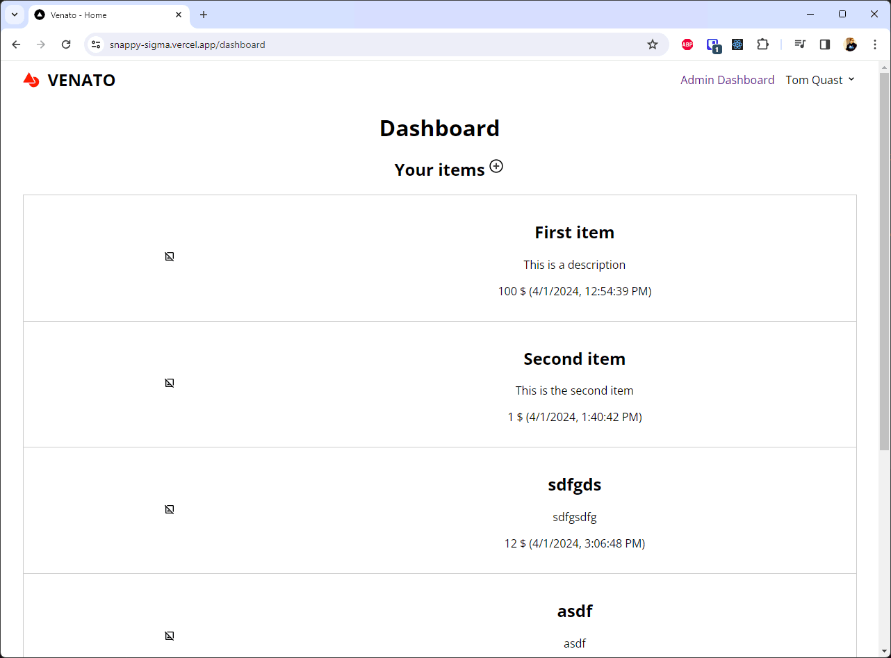 Dashboard